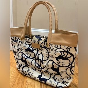 Lilly Pulitzer Rare Monkeys and Martinis Tote/Purse